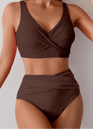 Bikini Cruzado con Cintura Alta Ref. 0522 - Marea Bella Swimwear