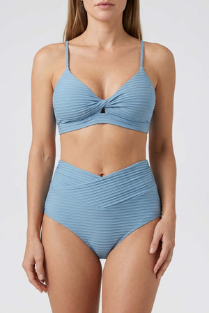 Bikini Drapeado con Cintura Alta Ref. 0744 - Marea Bella Swimwear