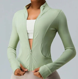 Chaqueta Deportiva con Bolsillos y Cierre Frontal Ref. 1083 - Marea Bella Swimwear