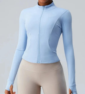 Chaqueta Deportiva con Bolsillos y Cierre Frontal Ref. 1083 - Marea Bella Swimwear