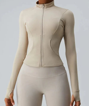 Chaqueta Deportiva con Bolsillos y Cierre Frontal Ref. 1083 - Marea Bella Swimwear