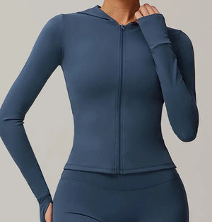 Chaqueta Deportiva con Capucha y Cierre Frontal Ref. 1085 - Marea Bella Swimwear