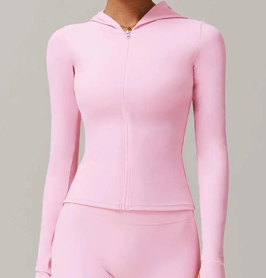 Chaqueta Deportiva con Capucha y Cierre Frontal Ref. 1085 - Marea Bella Swimwear