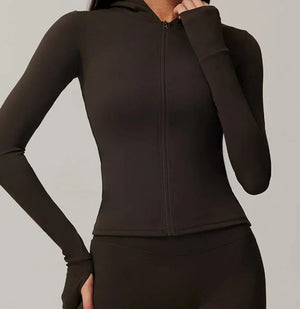 Chaqueta Deportiva con Capucha y Cierre Frontal Ref. 1085 - Marea Bella Swimwear