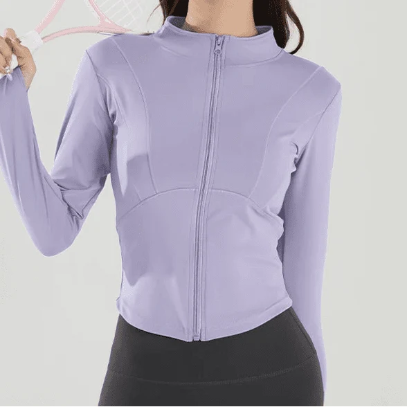 Chaqueta Deportiva con Cierre Frontal y Corte Redondeado Ref. 1084 - Marea Bella Swimwear