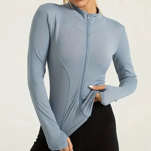 Chaqueta Deportiva con Cierre Frontal y Cuello Alto Ref. 1086 - Marea Bella Swimwear