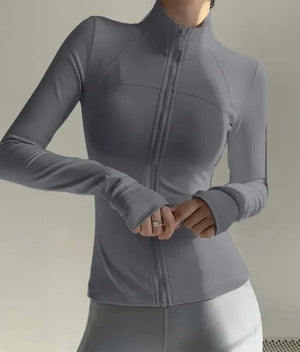 Chaqueta Deportiva con Cierre Frontal y Cuello Alto Ref. 1090 - Marea Bella Swimwear