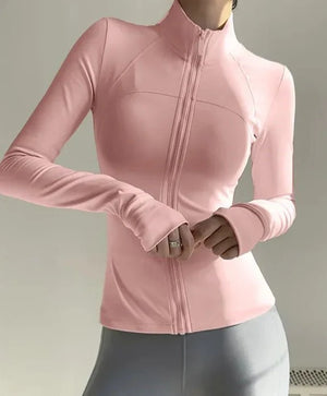 Chaqueta Deportiva con Cierre Frontal y Cuello Alto Ref. 1090 - Marea Bella Swimwear