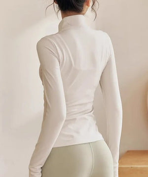 Chaqueta Deportiva con Cierre Frontal y Cuello Alto Ref. 1090 - Marea Bella Swimwear