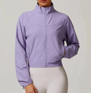 Chaqueta Deportiva Rompevientos con Cierre Frontal y Bolsillos Ref. 1080 - Marea Bella Swimwear