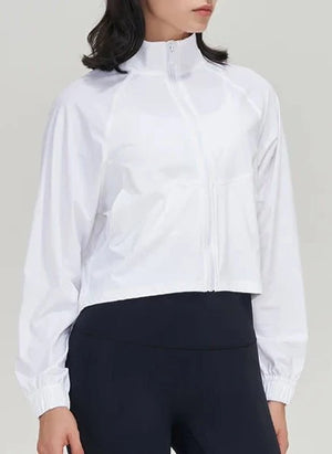 Chaqueta Deportiva Rompevientos con Cierre Frontal y Corte Amplio Ref. 1081 - Marea Bella Swimwear