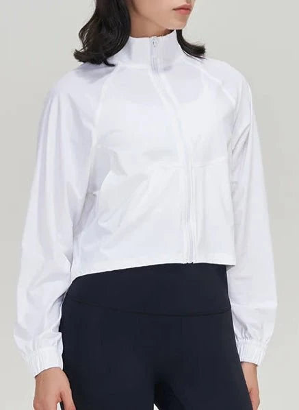 Chaqueta Deportiva Rompevientos con Cierre Frontal y Corte Amplio Ref. 1081 - Marea Bella Swimwear