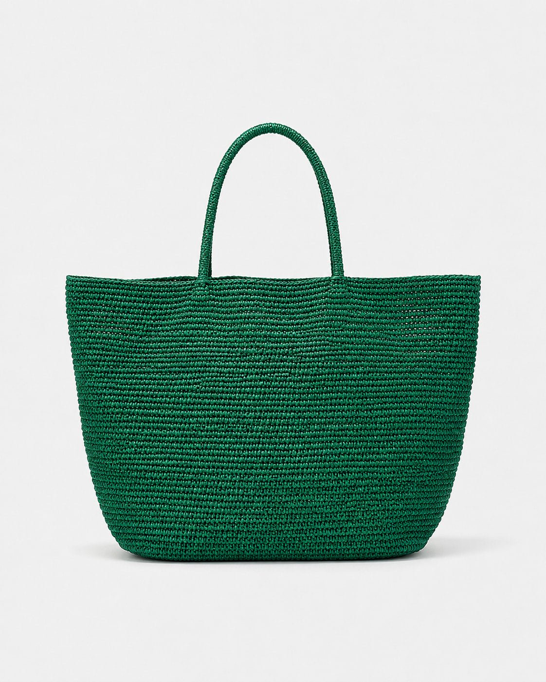 Bolso Cesta Amplia de Tejido de Rafia con Asas Dobles Ref. 0805 - Marea Bella Swimwear