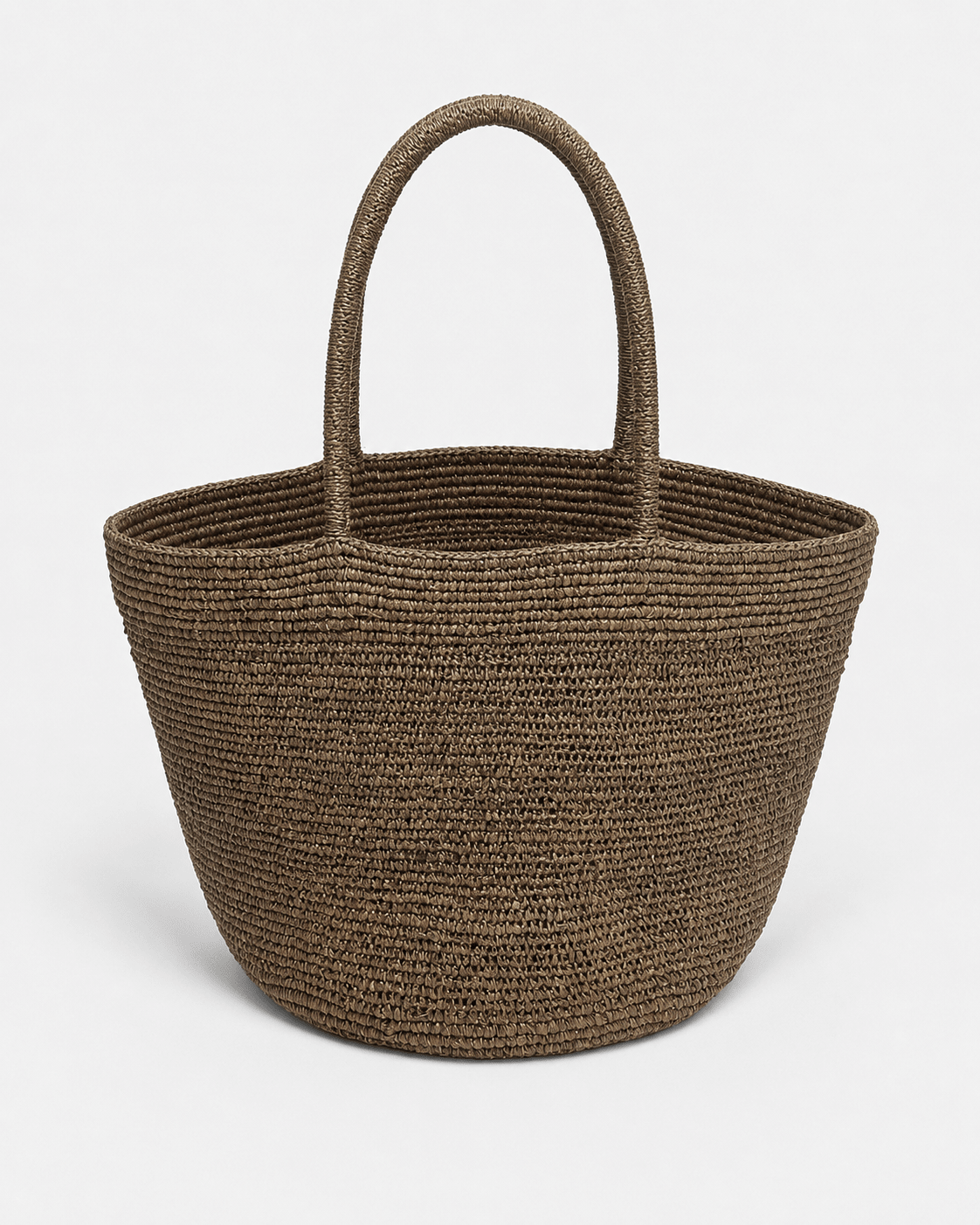 Bolso Cesta Amplia de Tejido de Rafia con Asas Dobles Ref. 0805 - Marea Bella Swimwear