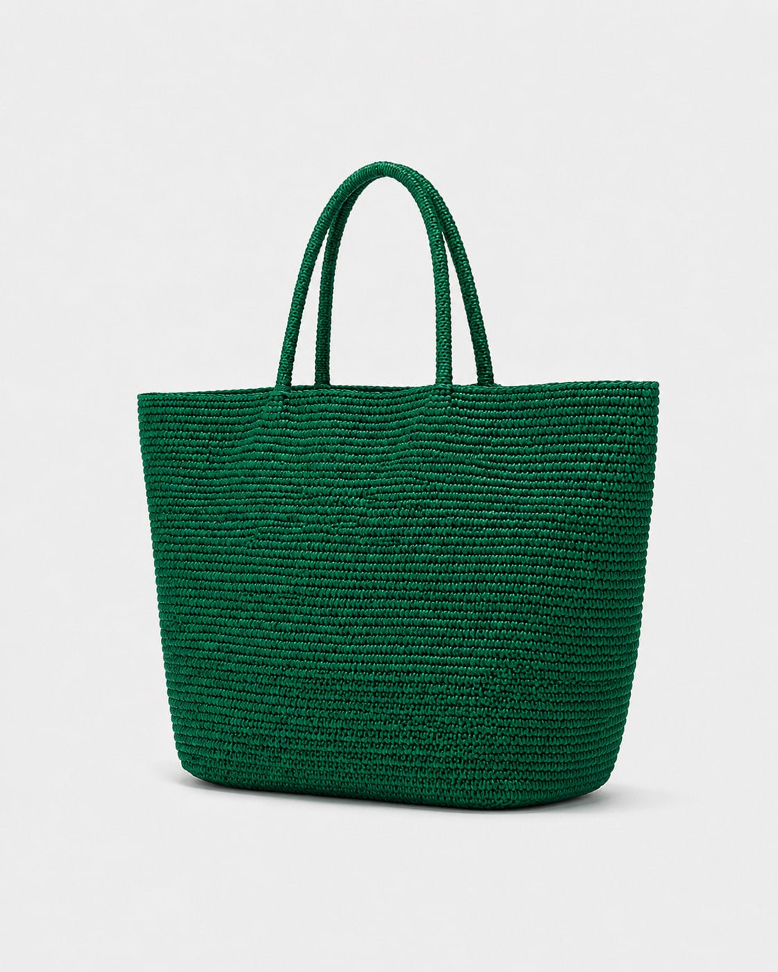 Bolso Cesta Amplia de Tejido de Rafia con Asas Dobles Ref. 0805 - Marea Bella Swimwear