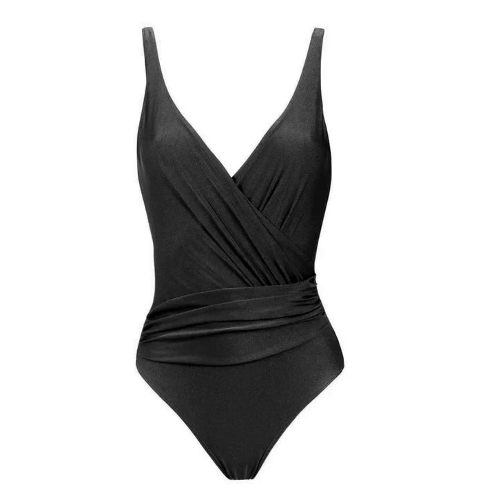 Conjunto de Bañador Cruzado y Falda Bicolor con Lazo Ref. 0567 - Marea Bella Swimwear