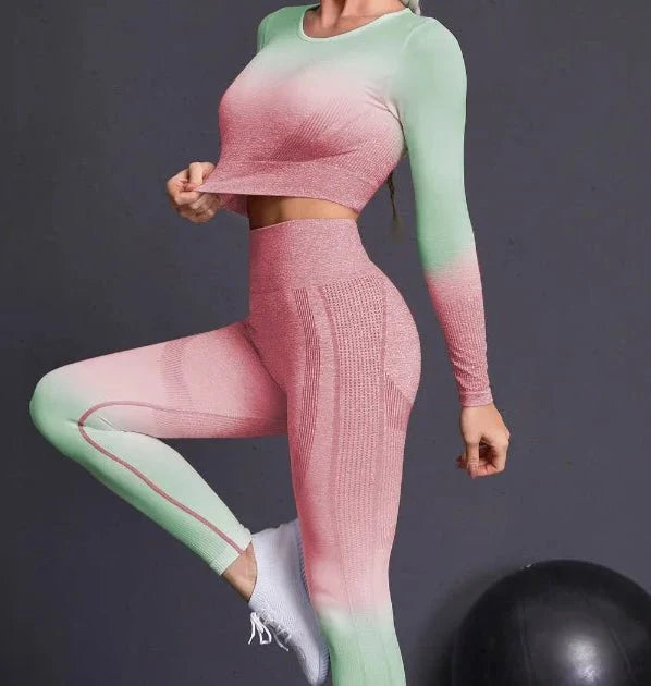 Conjunto Deportivo con Sudadera de Manga Larga y Leggings Ref. 1033 - Marea Bella Swimwear