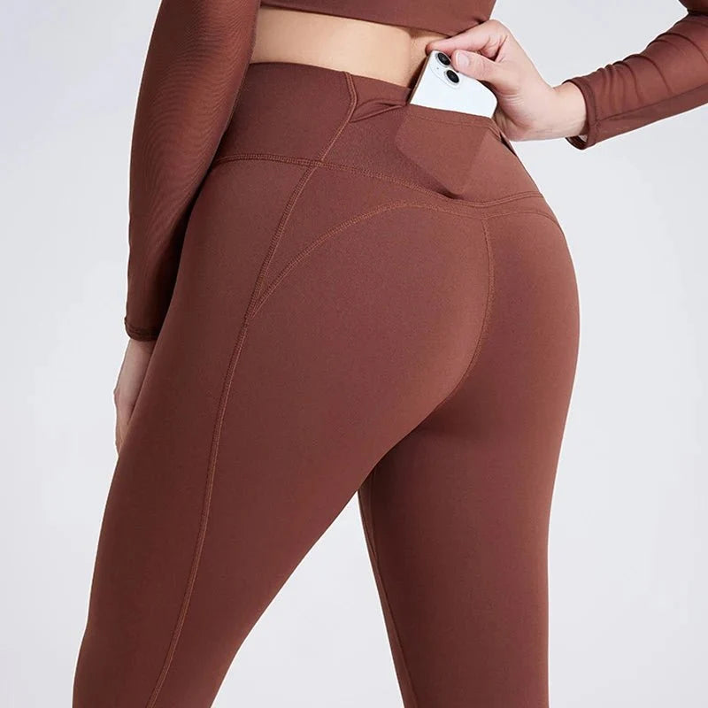 Conjunto Deportivo con Top de Manga Larga en Tul y Leggings Ref. 1040 - Marea Bella Swimwear