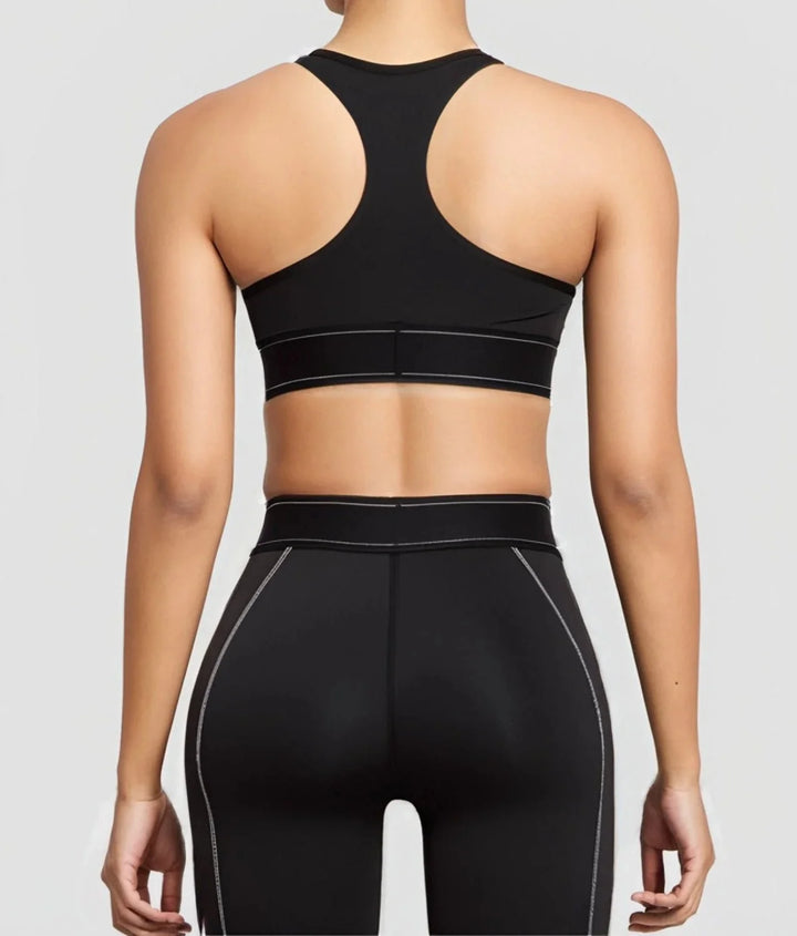 Conjunto Deportivo con Top de Tirantes Anchos y Leggings Ref. 1039 - Marea Bella Swimwear
