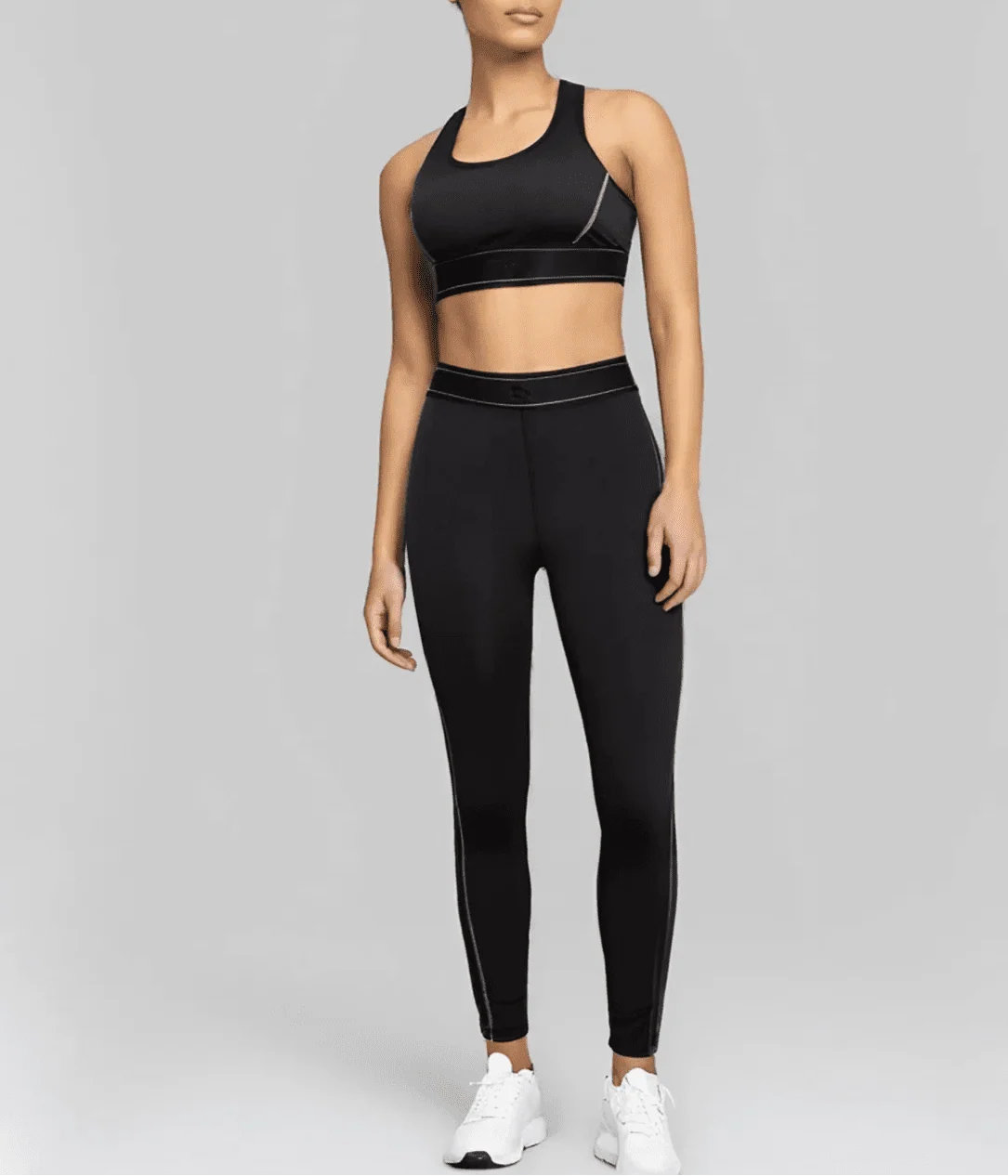 Conjunto Deportivo con Top de Tirantes Anchos y Leggings Ref. 1039 - Marea Bella Swimwear