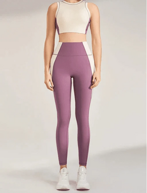 Conjunto Deportivo con Top Halter y Leggings Ref. 1038 - Marea Bella Swimwear