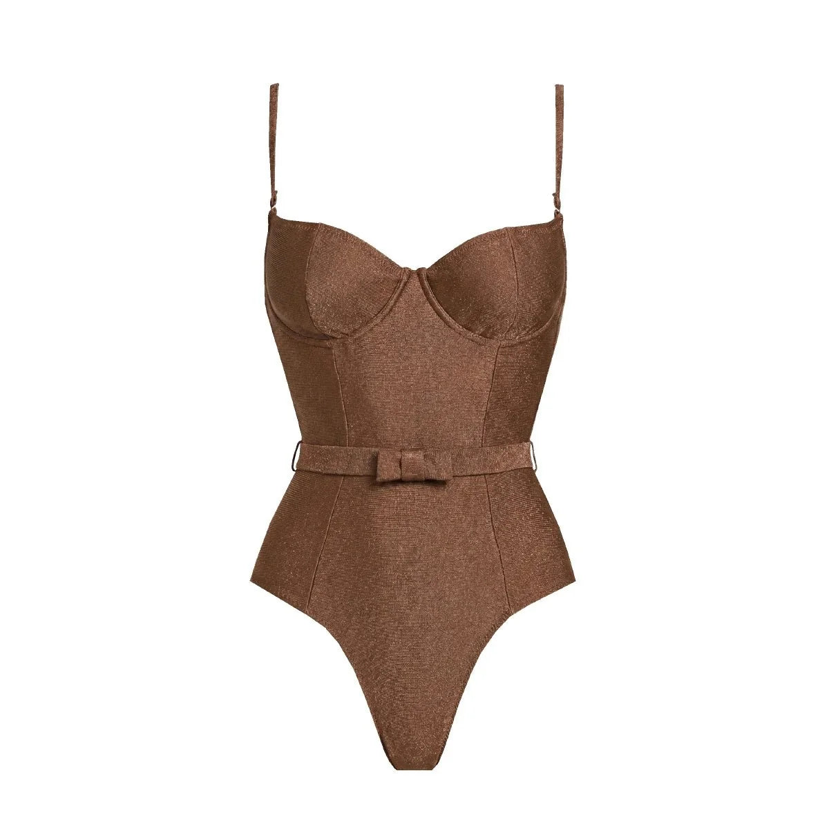 Conjunto de Bañador con Falda Pareo Cruzada Ref. 0596 - Marea Bella Swimwear