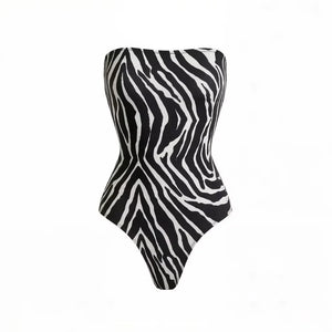 Conjunto Strapless con Falda Pareo Anudada Ref. 0594 - Marea Bella Swimwear