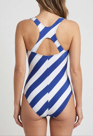 Bañador a Rayas Diagonales Ref. 0785 - Marea Bella Swimwear