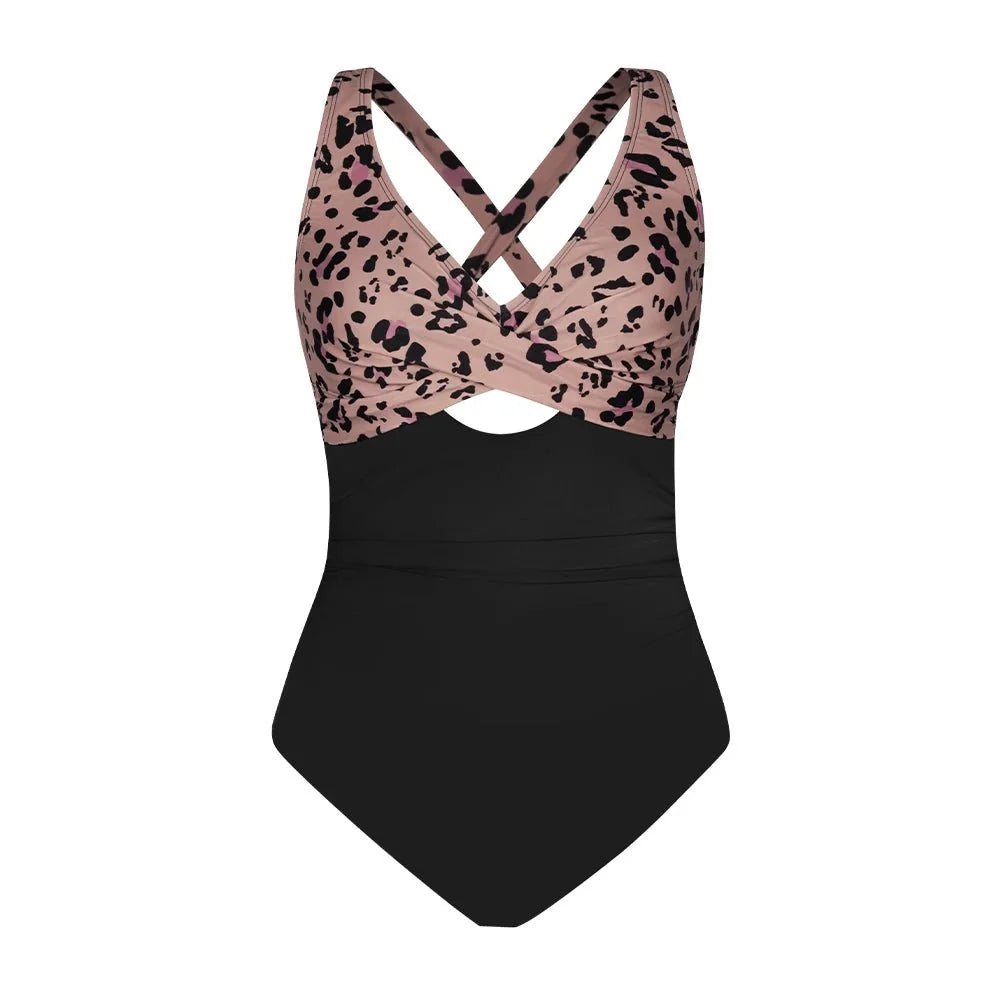 Bañador Animal Print con Recorte Frontal Ref. 0470 - Marea Bella Swimwear
