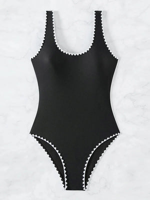 Bañador Bicolor con Espalda Abierta Ref. 0475 - Marea Bella Swimwear