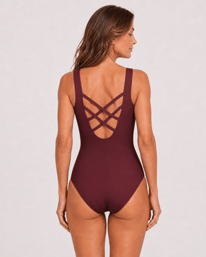 Bañador con Tirantes Anchos y Estampado Degradado Ref. 0456 - Marea Bella Swimwear