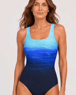 Bañador con Tirantes Anchos y Estampado Degradado Ref. 0456 - Marea Bella Swimwear