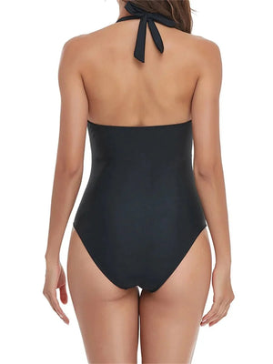 Bañador con Tirantes de Lazo y Detalles Fruncidos Ref. 0461 - Marea Bella Swimwear