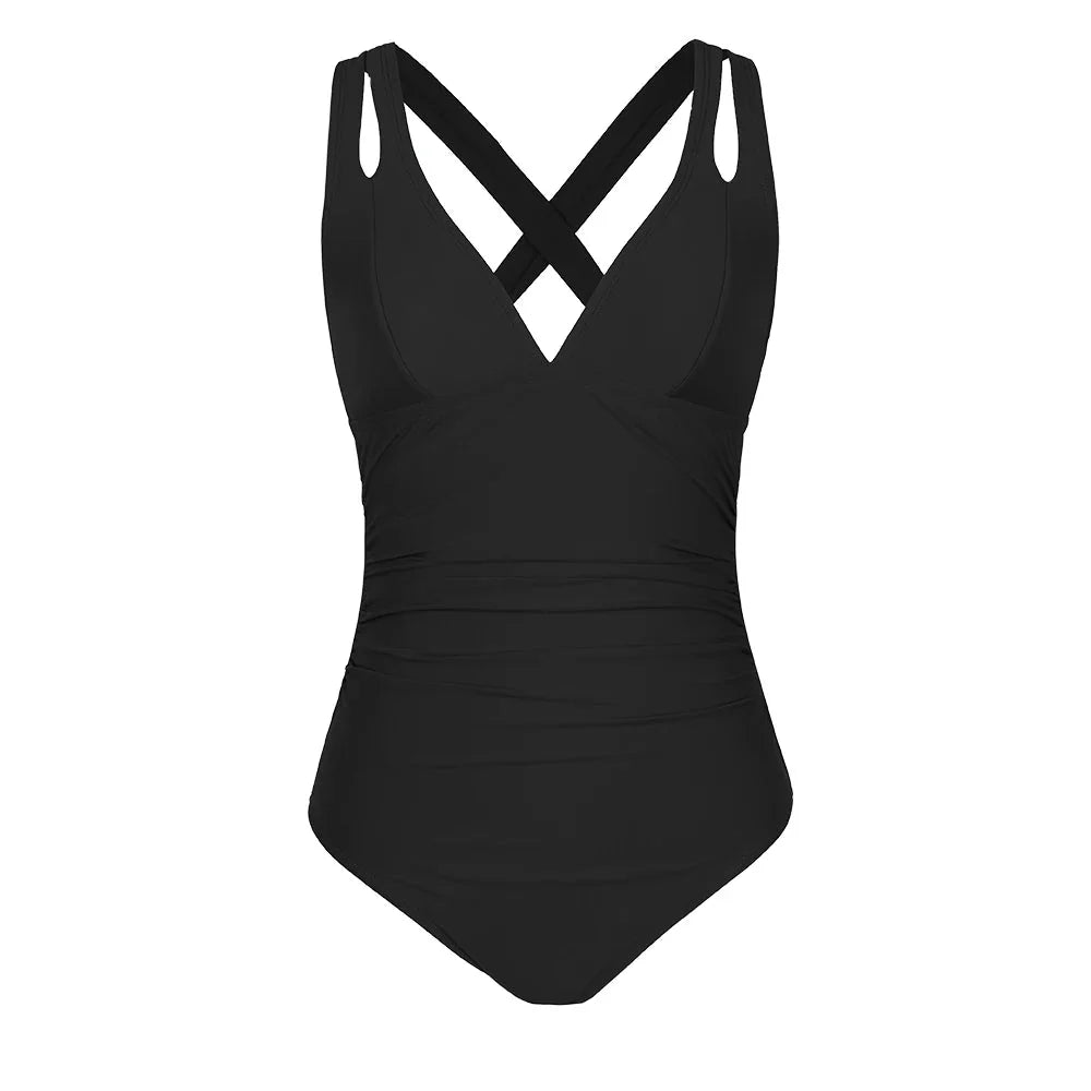 Bañador con Tirantes Dobles y Escote en V Ref. 0471 - Marea Bella Swimwear