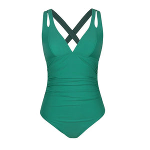 Bañador con Tirantes Dobles y Escote en V Ref. 0471 - Marea Bella Swimwear