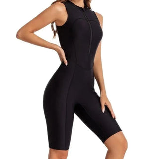Bañador Deportivo con Cierre Frontal y Diseño de Alta Cobertura Ref. 0683 - Marea Bella Swimwear