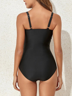 Bañador Estampado con Frunces y Tirantes Finos Ref. 0460 - Marea Bella Swimwear