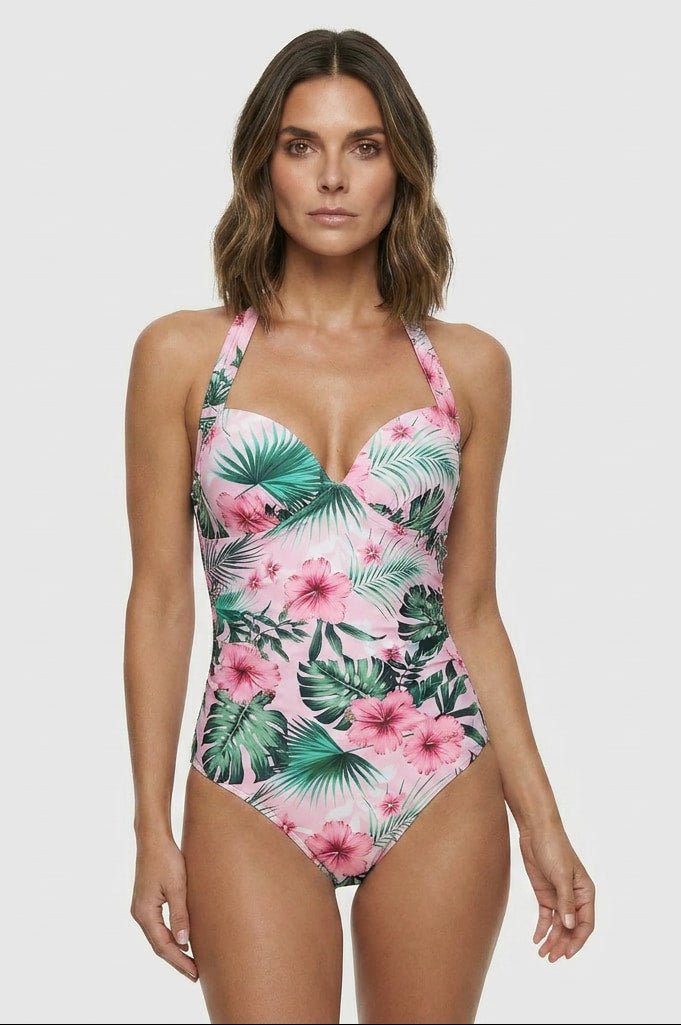 Bañador Halter con Frunce Frontal Ref. 0712 - Marea Bella Swimwear