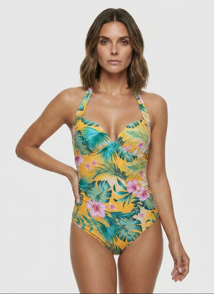 Bañador Halter con Frunce Frontal Ref. 0712 - Marea Bella Swimwear