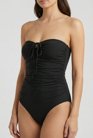 Bañador Strapless con Drapeados Frontales Ref. 0774 - Marea Bella Swimwear