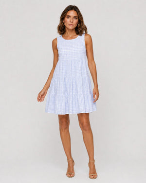Vestido con Textura Vertical y Volante Inferior Ref. 0440 - Marea Bella Swimwear