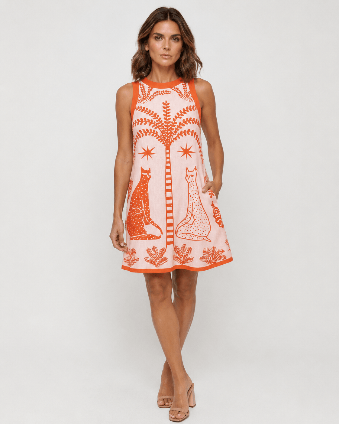 Vestido de Tirantes con Diseño Frontal Ref. 0357 - Marea Bella Swimwear