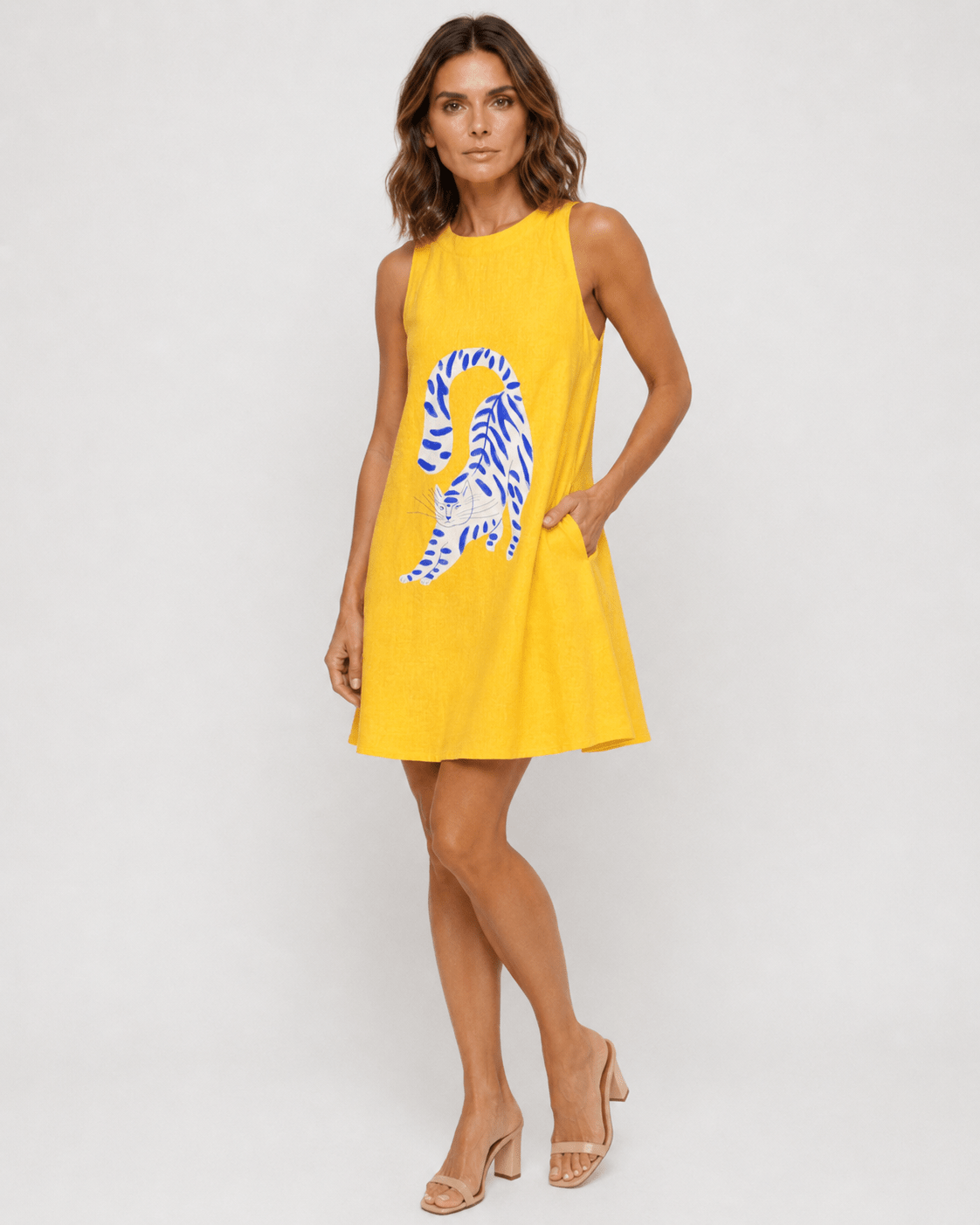Vestido de Tirantes con Diseño Frontal Ref. 0357 - Marea Bella Swimwear